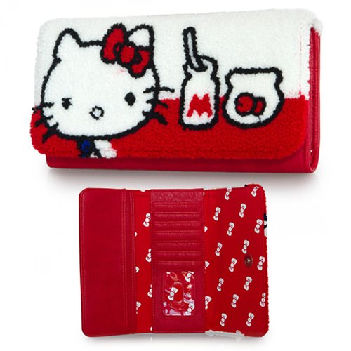 Hello Kitty Milk and Fish Bowl Trifold Wallet